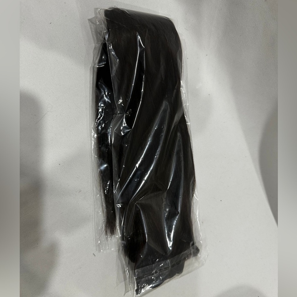 100% Human Hair Clip-In Extensions Dark Brown #2 21-22” 113 g Full Set - Picture 7 of 7